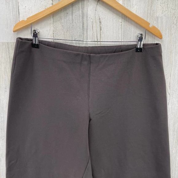 Eileen Fisher Black Straight-Leg Trousers - Picture 3 of 7